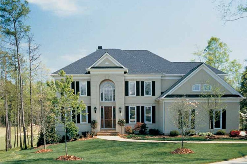 Dream House Plan - Colonial Exterior - Front Elevation Plan #453-173