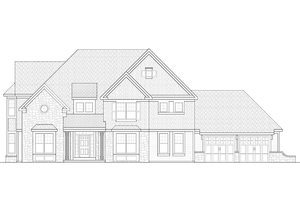House Design - Exterior - Front Elevation for Traditional House Plan #328-368 - 4 bed, 3.5 bath