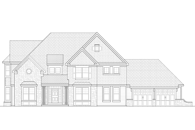 House Plan Design - Traditional Exterior - Front Elevation Plan #328-368