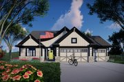 Farmhouse Style House Plan - 4 Beds 3 Baths 2567 Sq/Ft Plan #70-1536 