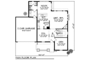 Craftsman Style House Plan - 3 Beds 2.5 Baths 2079 Sq/Ft Plan #70-908 