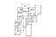 European Style House Plan - 4 Beds 4.5 Baths 6222 Sq/Ft Plan #411-842 