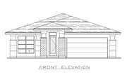 Modern Style House Plan - 2 Beds 2 Baths 1402 Sq/Ft Plan #1100-1 