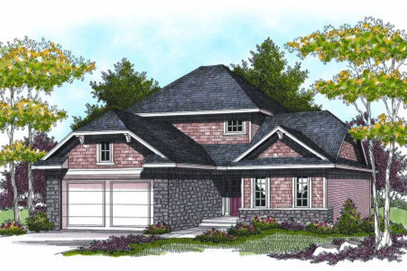Home Plan - Traditional Exterior - Front Elevation Plan #70-944