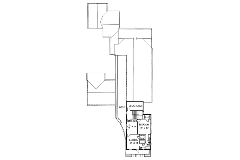 House Plan Design - Floor Plan - Upper Floor for Mediterranean House Plan #76-122 - 3 bed, 3.5 bath