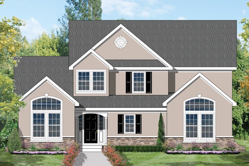 House Plan Design - Traditional Exterior - Front Elevation Plan #1053-27