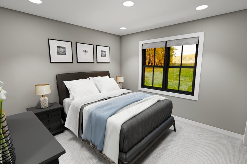 Home Plan - Interior - Bedroom 2 for Farmhouse House Plan #51-1371 - 4 bed, 3.5 bath
