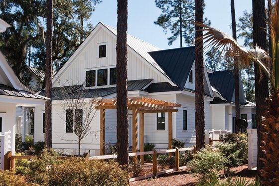 Exterior - Rear Elevation for Farmhouse House Plan #928-251 - 3 bed, 3.5 bath