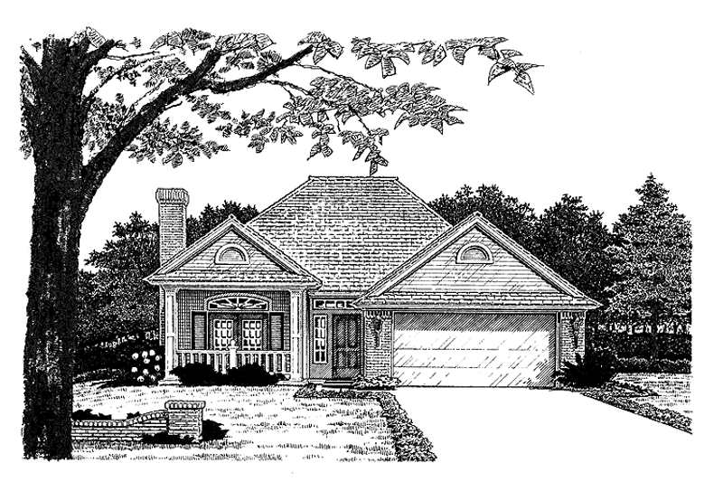 Dream House Plan - Exterior - Front Elevation 3 for Craftsman House Plan #310-1179 - 3 bed, 2 bath
