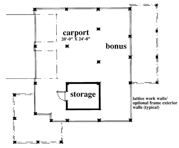 Architectural House Design - Country Floor Plan - Lower Floor Plan #930-29