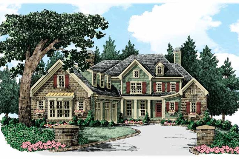 Home Plan - Traditional Exterior - Front Elevation Plan #927-347