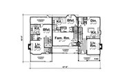 Traditional Style House Plan - 3 Beds 2.5 Baths 4063 Sq/Ft Plan #20-402 Floor 
