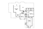 Mediterranean Style House Plan - 4 Beds 3 Baths 2601 Sq/Ft Plan #927-183 