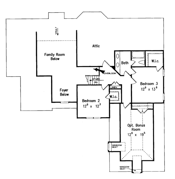 Dream House Plan - Mediterranean Floor Plan - Upper Floor Plan #927-183