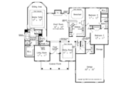 Classical Style House Plan - 3 Beds 2.5 Baths 2072 Sq/Ft Plan #927-352 