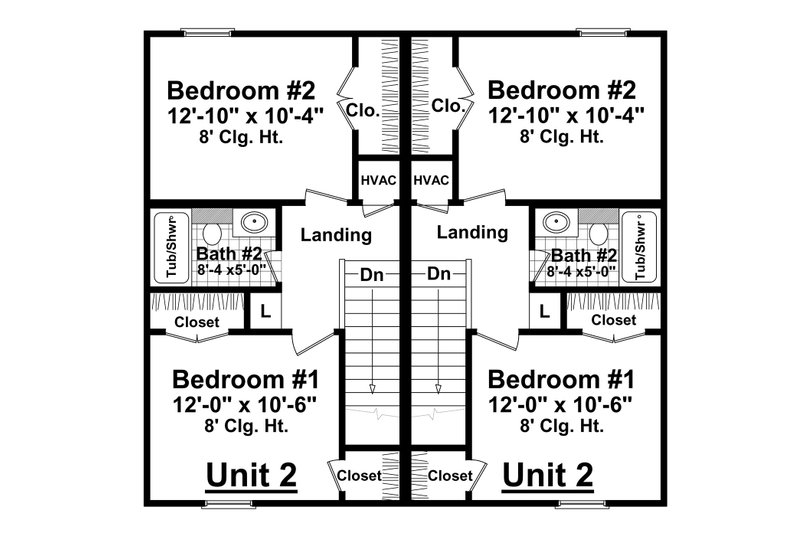 Dream House Plan - Floor Plan - Upper Floor for Country House Plan #21-508 - 2 bed, 1.5 bath