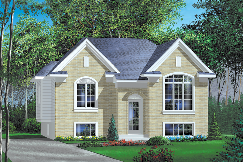 Home Plan - European Exterior - Front Elevation Plan #25-1008