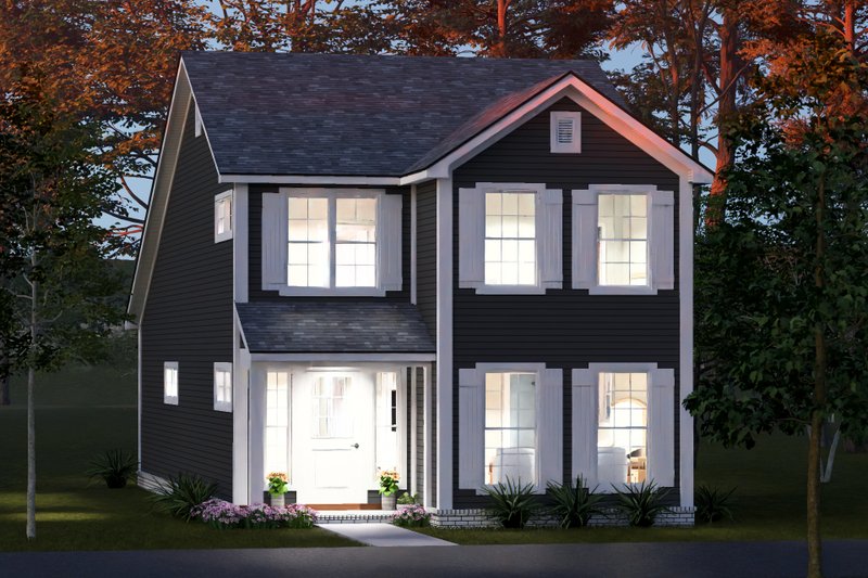 Architectural House Design - Exterior - Other Elevation 4 for Cottage House Plan #513-2457 - 3 bed, 2.5 bath