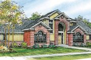 European Style House Plan - 3 Beds 3 Baths 2856 Sq/Ft Plan #124-742 