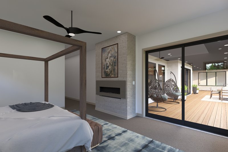 Home Plan - Interior - Master Bedroom 2 for Craftsman House Plan #1060-431 - 4 bed, 6 bath