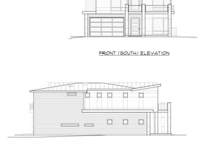 Exterior - Other Elevation for Contemporary House Plan #1066-91 - 4 bed, 4.5 bath