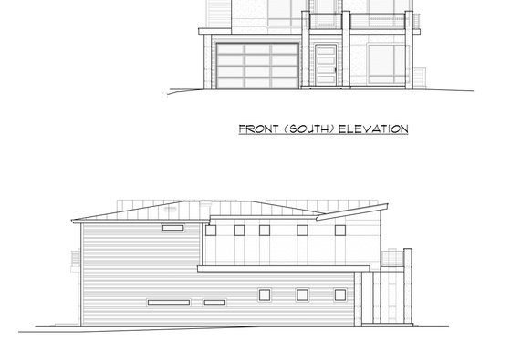 Exterior - Other Elevation for Contemporary House Plan #1066-91 - 4 bed, 4.5 bath