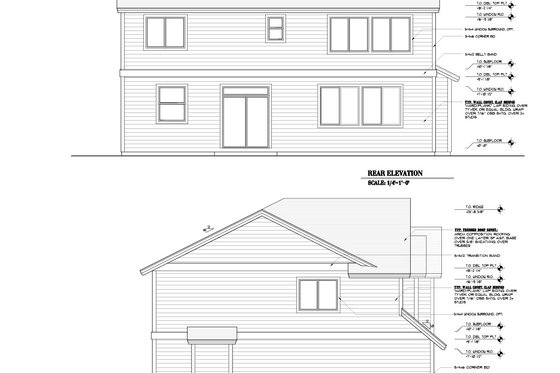 Exterior - Other Elevation 1 for Craftsman House Plan #53-516 - 4 bed, 2.5 bath