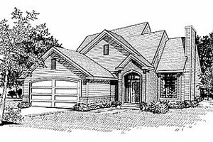 Traditional Exterior - Front Elevation Plan #70-113