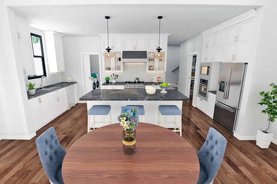 Interior - Kitchen for Farmhouse House Plan #48-968 - 3 bed, 2.5 bath