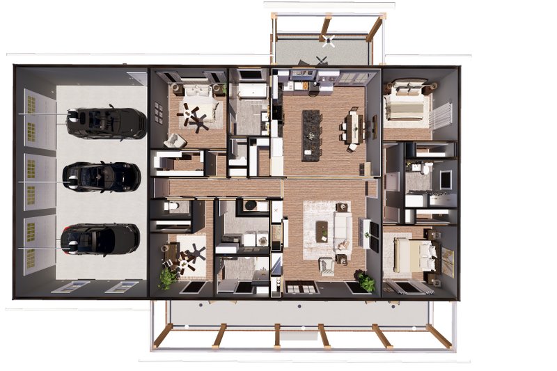 Dream House Plan - Interior - Other 1 for Farmhouse House Plan #44-319 - 4 bed, 3.5 bath