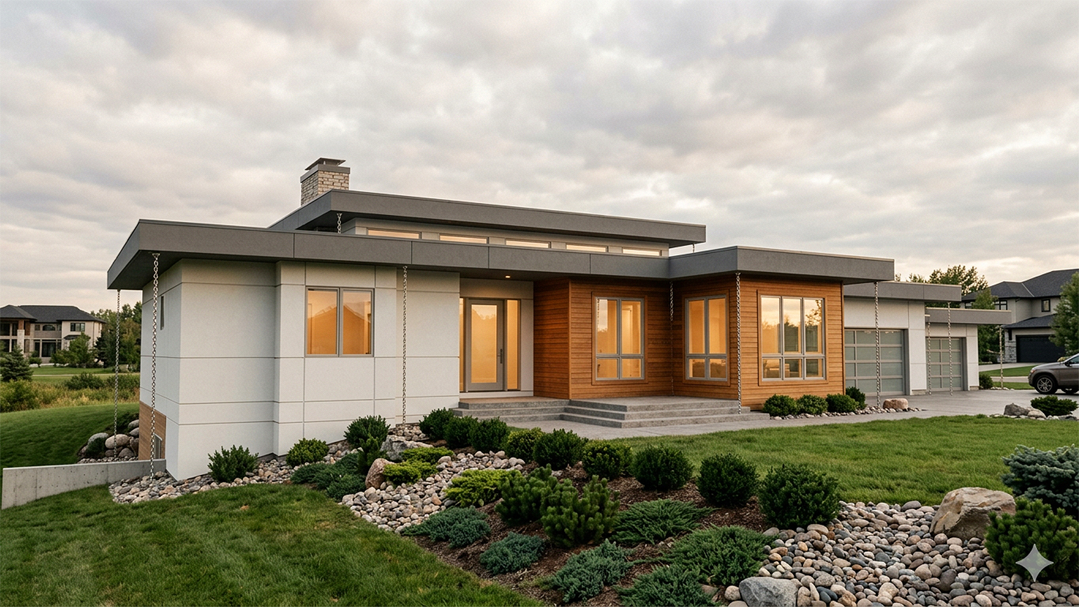 House Plan of the Week: Simple Modern Luxury from Visbeen Architects ...