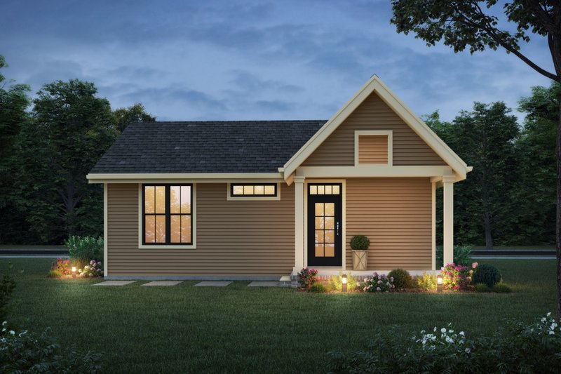 Dream House Plan - Exterior - Other Elevation 1 for Cottage House Plan #48-1180 - 2 bed, 1 bath