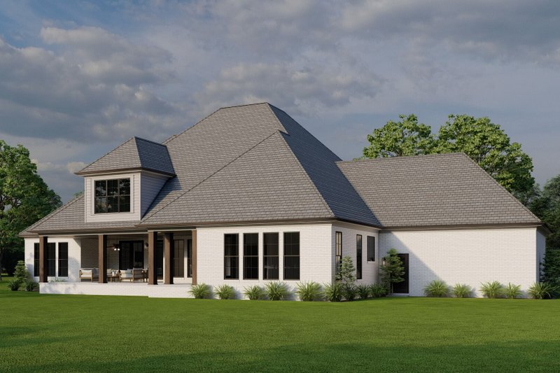 Architectural House Design - Exterior - Other Elevation 3 for European House Plan #923-437 - 3 bed, 3.5 bath