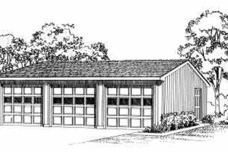 Architectural House Design - Traditional Exterior - Front Elevation Plan #72-248