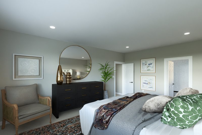 Dream House Plan - Interior - Master Bedroom for Traditional House Plan #1060-208 - 4 bed, 2.5 bath