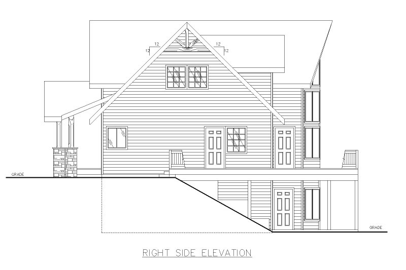 Home Plan - Exterior - Other Elevation 1 for Mediterranean House Plan #117-813 - 3 bed, 2.5 bath