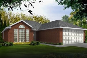 Traditional Exterior - Front Elevation Plan #65-303