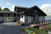 Contemporary Style House Plan - 4 Beds 3 Baths 4530 Sq/Ft Plan #932-1273 