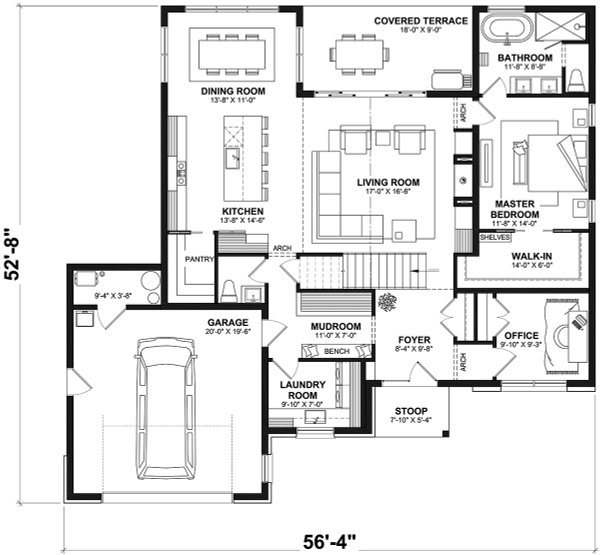 Home Plan - Main Floor