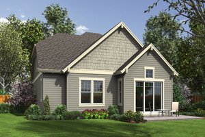 Exterior - Rear Elevation for Craftsman House Plan #48-660 - 4 bed, 2.5 bath