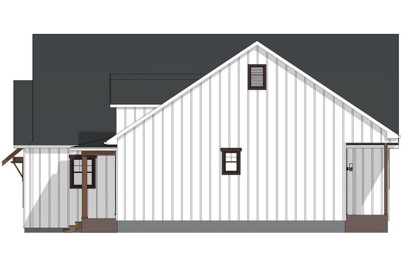 House Blueprint - Exterior - Other Elevation 1 for Farmhouse House Plan #126-240 - 3 bed, 2.5 bath