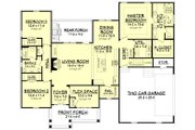 Craftsman Style House Plan - 3 Beds 2 Baths 2086 Sq/Ft Plan #430-172 