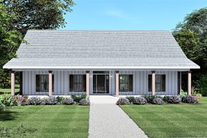 Farmhouse Exterior - Front Elevation Plan #44-249