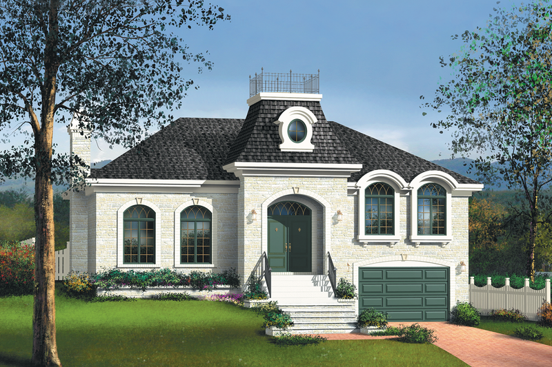 House Design - European Exterior - Front Elevation Plan #25-115