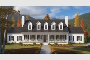 Farmhouse Exterior - Front Elevation Plan #3-223