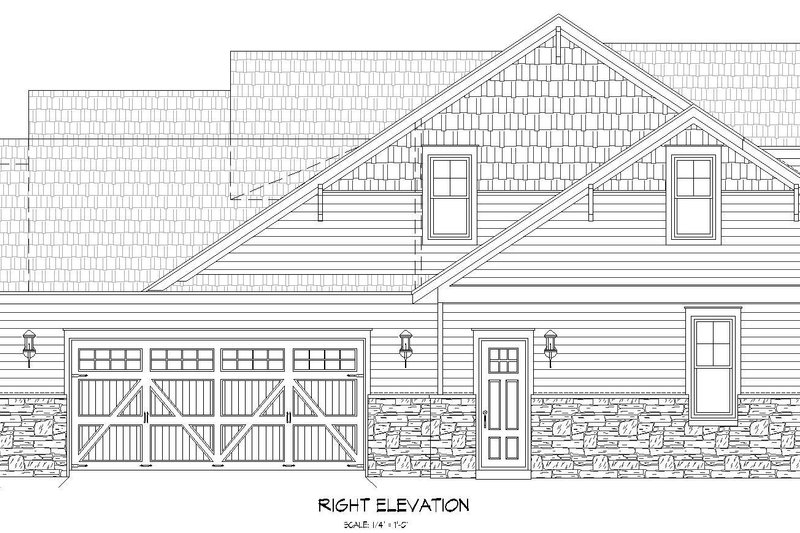 Dream House Plan - Exterior - Other Elevation 3 for Traditional House Plan #932-530 - 4 bed, 3.5 bath