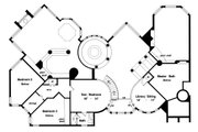 European Style House Plan - 4 Beds 3.5 Baths 3730 Sq/Ft Plan #417-405 