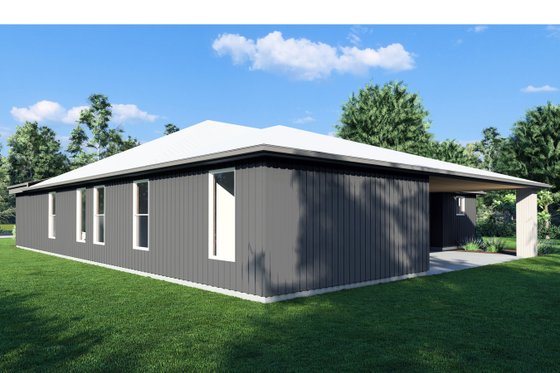 Exterior - Other Elevation 1 for Contemporary House Plan #1111-10 - 4 bed, 2.5 bath