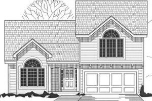 Traditional Exterior - Front Elevation Plan #67-856