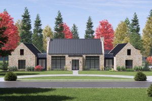 Modern Exterior - Front Elevation Plan #1096-24